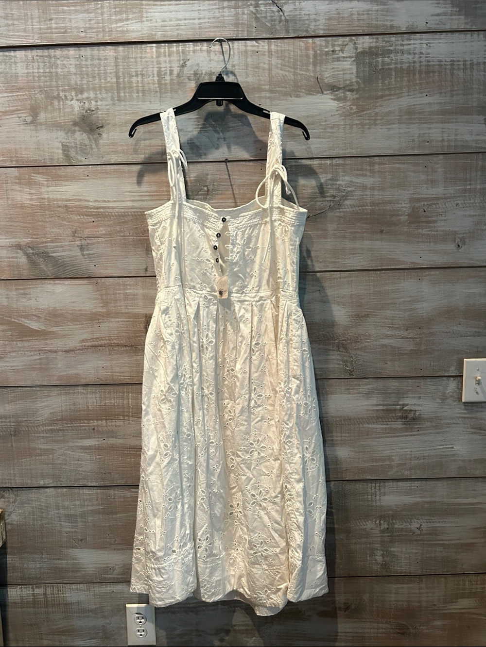NWT FREE PEOPLE Primavera Eyelet Midi Dress size M - Picture 7 of 11